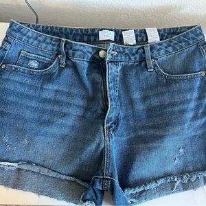 Time and Tru Women's Blue Denim Shorts